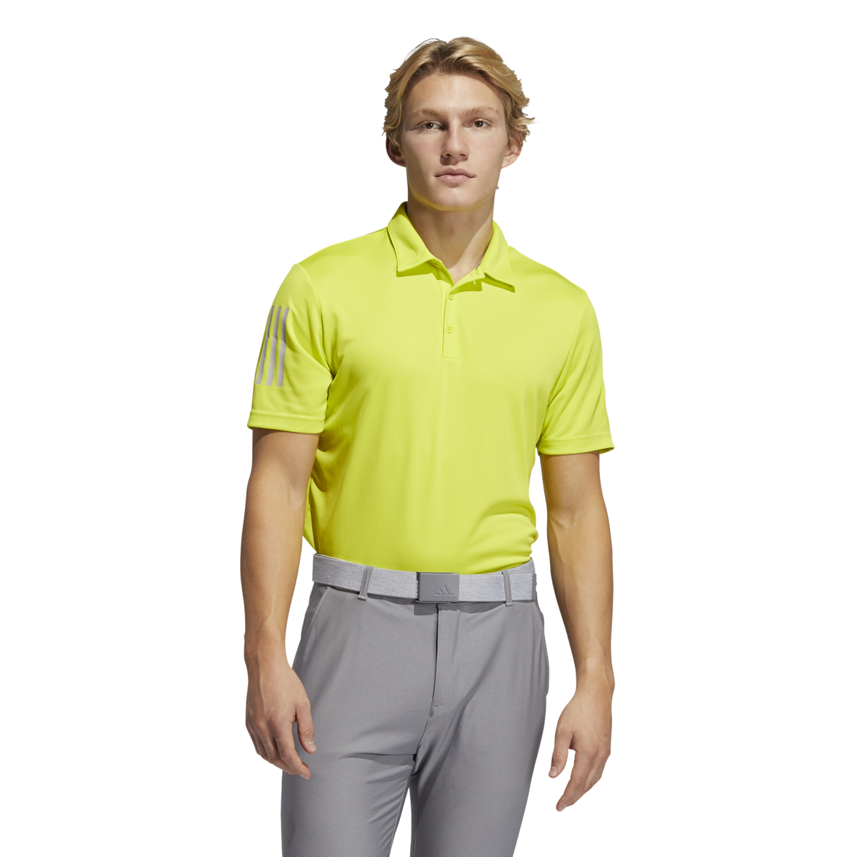 adidas 3-Stripe Basic Polo Shirt | PGA TOUR Superstore
