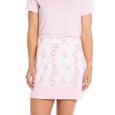 Dahlia Dreams Collection: Rose Print Pull-On 17&quot; Skort