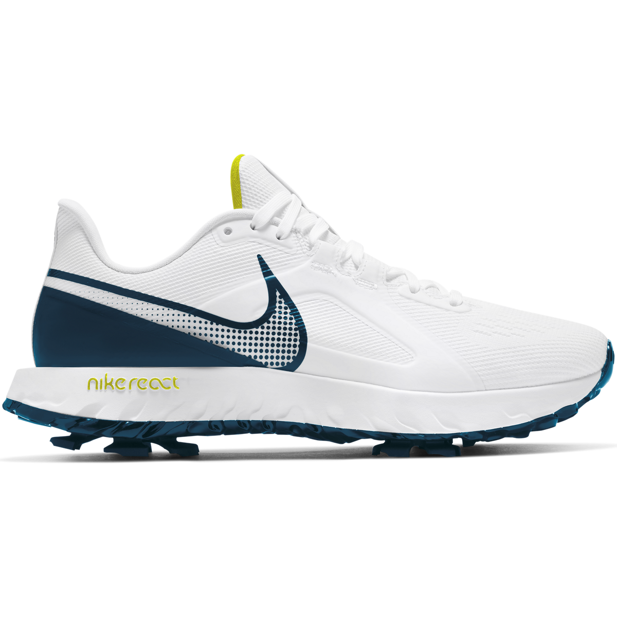 Nike React Infinity Pro Men's Golf Shoe - White/Blue | PGA TOUR Superstore