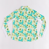 Alternate View 1 of Floral Print Quarter Zip Pull Over