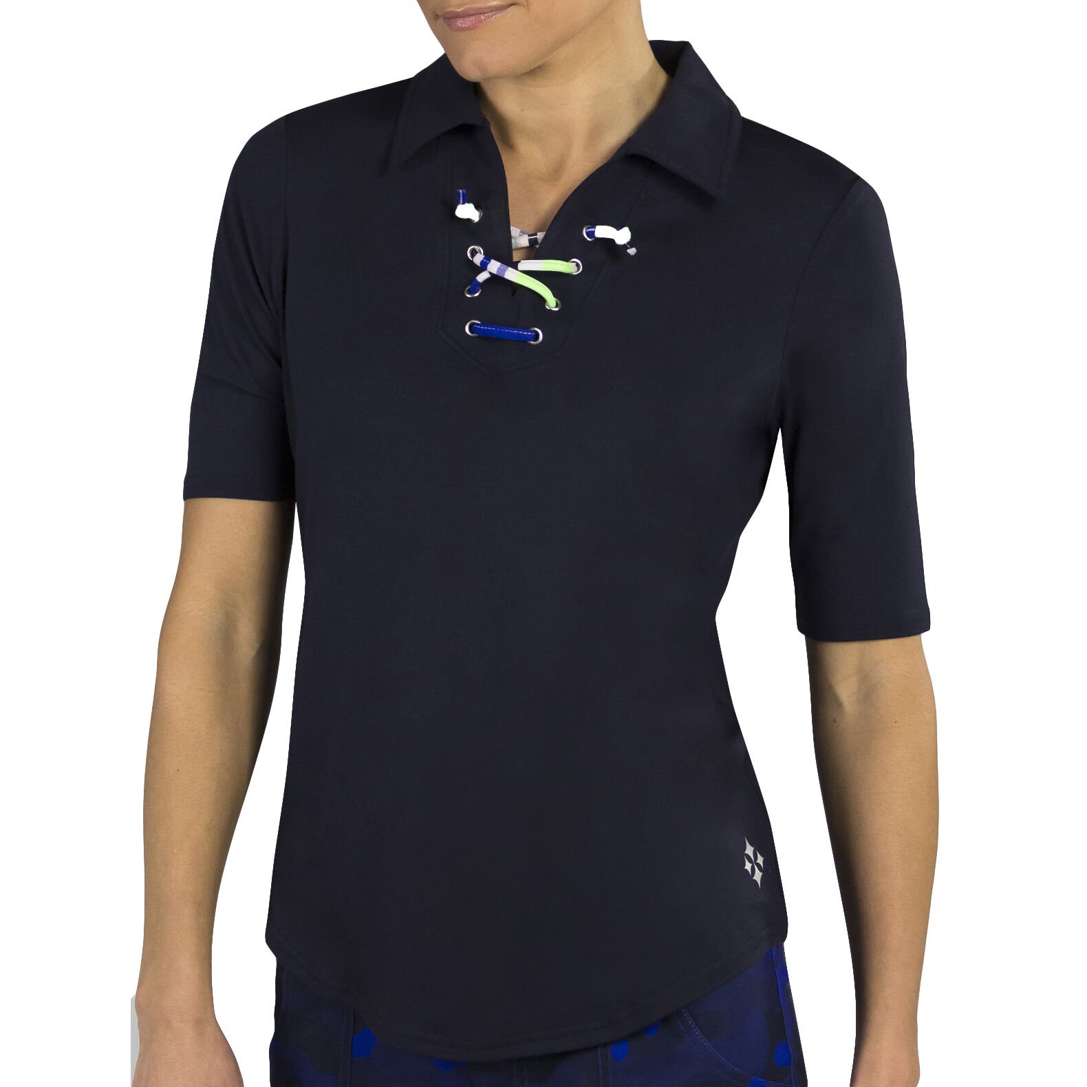 Jofit Lace Up Half Sleeve Polo | PGA TOUR Superstore