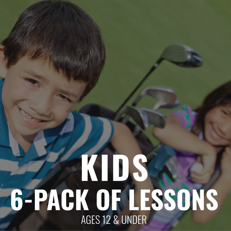 Kids 6 Pack of Lessons 12 &amp; under Gift Certificate