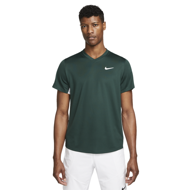 Dri-FIT Victory Color Block V-Neck Tennis Shirt