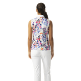 Alternate View 2 of Sublime Dream Collection: Mira Floral Sleeveless Polo Shirt