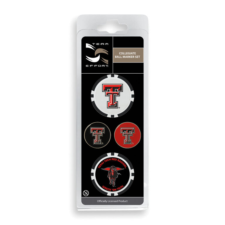 Team Effort Texas Tech Ball Marker