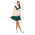 Cream/Green