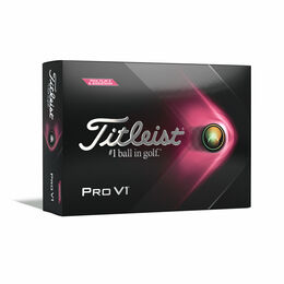 Pro V1 Pink Play Number Golf Balls