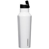 Insulated Water Bottle with Straw - Classic Sport Canteen