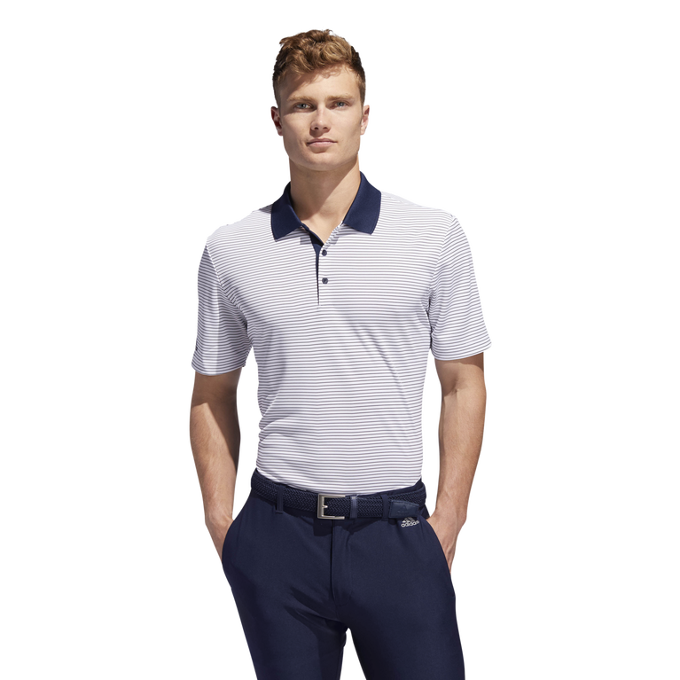 adidas 2-Color Club Merch Stripe Polo | PGA TOUR Superstore