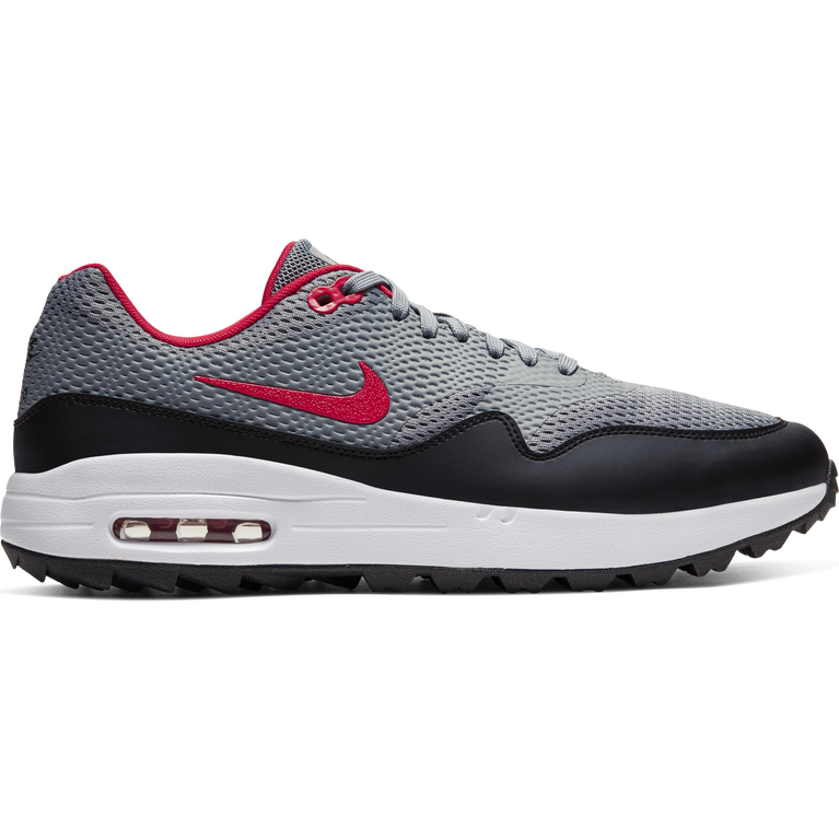 Nike Air Max 1 G Mens Golf Shoe Greyred Pga Tour Superstore