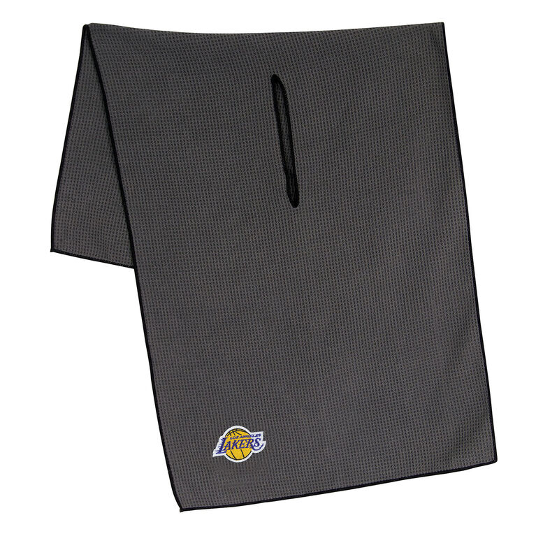 Team Effort Los Angeles Lakers 19&quot;x41&quot; Grey Microfiber Towel