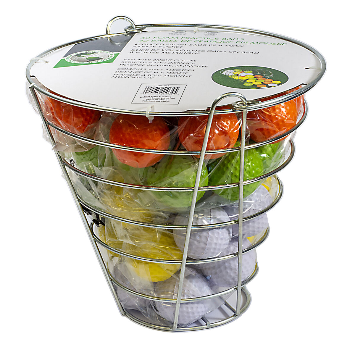 Golf Gifts & Gallery 42 Foam Balls in Bucket PGA TOUR Superstore