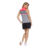 Alternate View 7 of Dashing Diva Collection: Monarch Offset Stripe Sleeveless Top