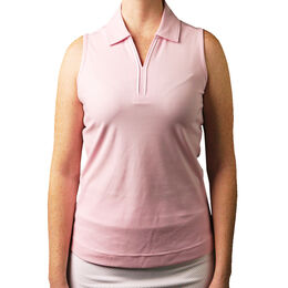 Pebble Beach Sleeveless Pique Polo