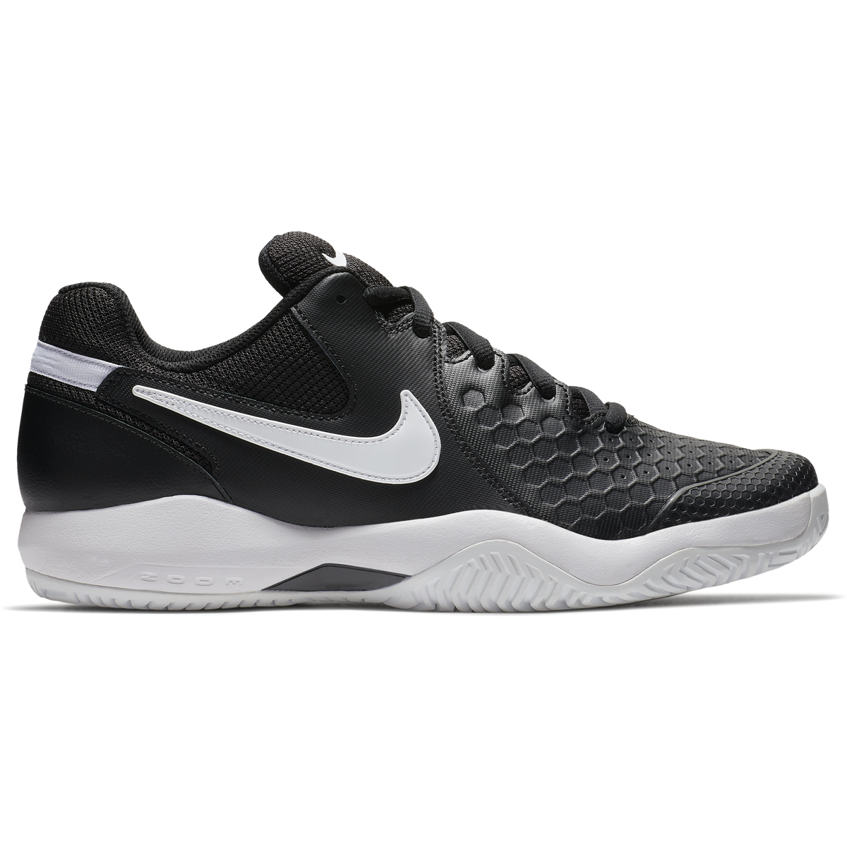 Nike Air Zoom Resistance Men's Tennis Shoe - Black/White | PGA TOUR ...