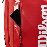 Alternate View 3 of Wilson Super Tour Backpack - Red
