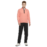 Alternate View 1 of Dri-FIT Victory Men&#39;s Quarter-Zip Heathered Jersey Golf Top