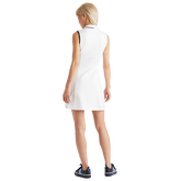 Alternate View 3 of Contrast Polo Quarter Zip Sleeveless Dress