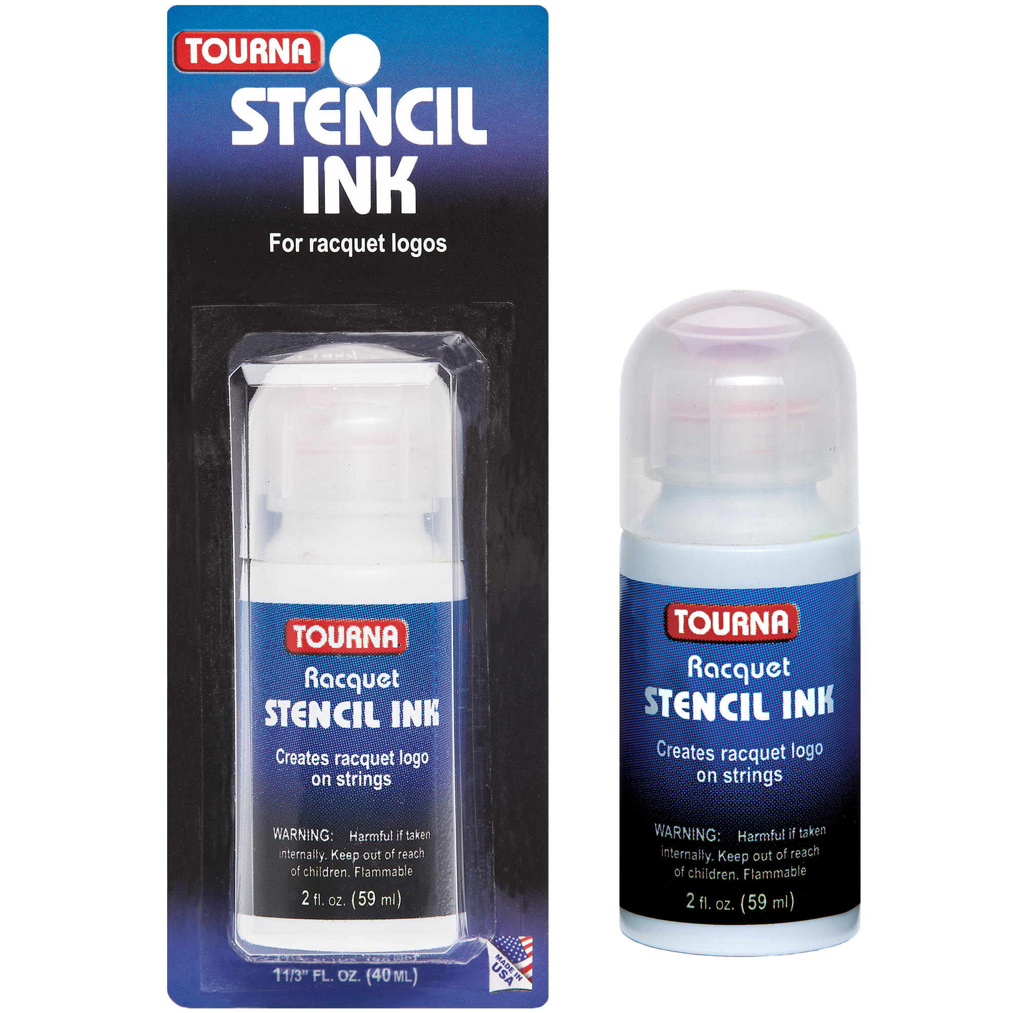 Tourna Racquet Stencil Ink