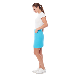 Solid 17&quot; Pull-On Skort