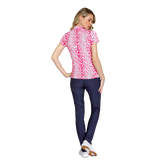 Alternate View 2 of Soaring Symphony Collection: Dasha Spotted Short Sleeve Top