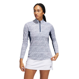 Ultimate 365 Herringbone Long Sleeve Quarter Zip Top