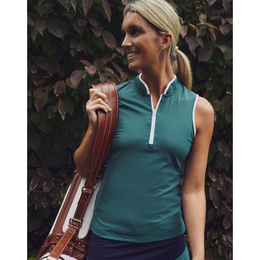 Kennedy Contrast Trim Sleeveless Top