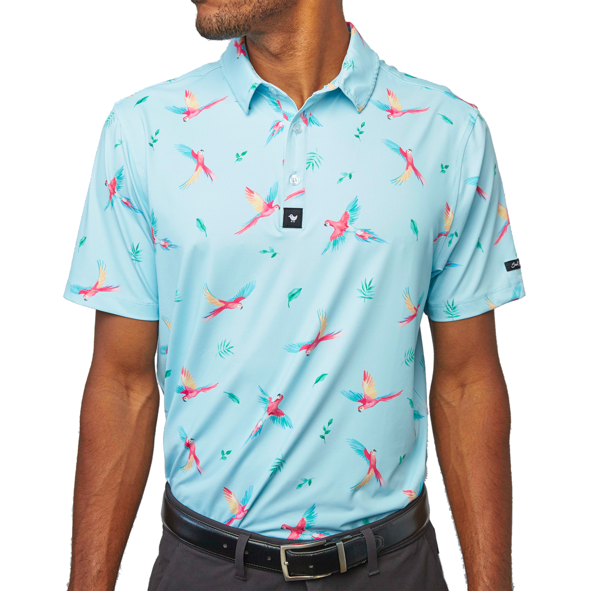 Bad Birdie Macaw Short Sleeve Polo PGA TOUR Superstore