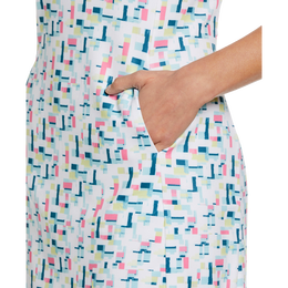 Geometric Print Sleeveless Dress