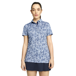 MATTR  Plumeria Short Sleeve Polo Shirt