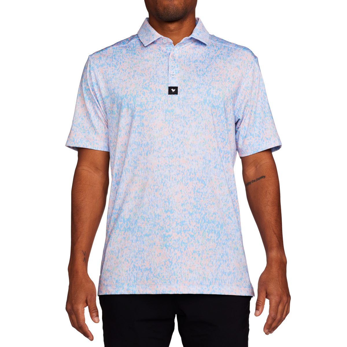 Bad Birdie Champagne Showers Short Sleeve Polo Shirt | PGA TOUR Superstore
