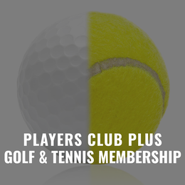 Players Club Golf and Tennis Membership Gift Certificate