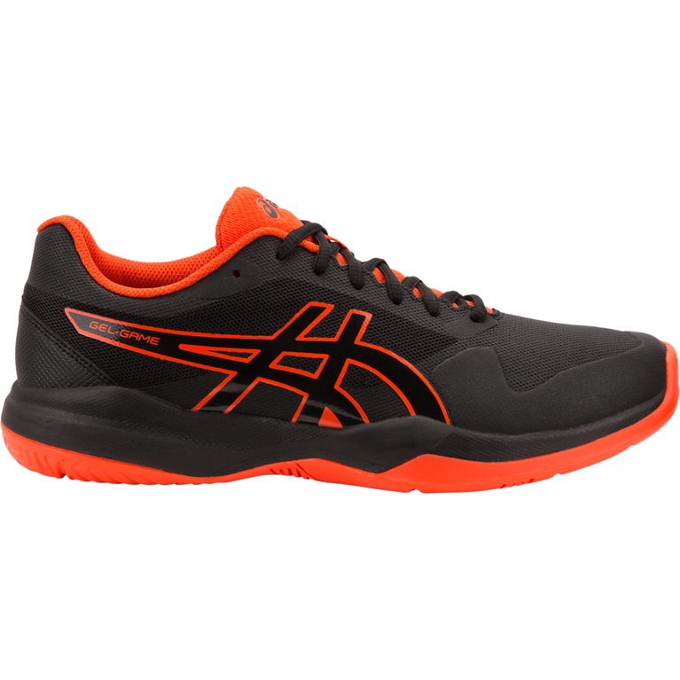 ASICS GEL-Game 7 Men's Tennis Shoe - Black/Orange | PGA TOUR Superstore