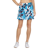 Iris Oasis Collection: Kioko Floral 17&quot; Pull-On Skort