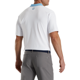 Alternate View 1 of Solid Stretch Pique with Stripe Placket Knit Collar Polo