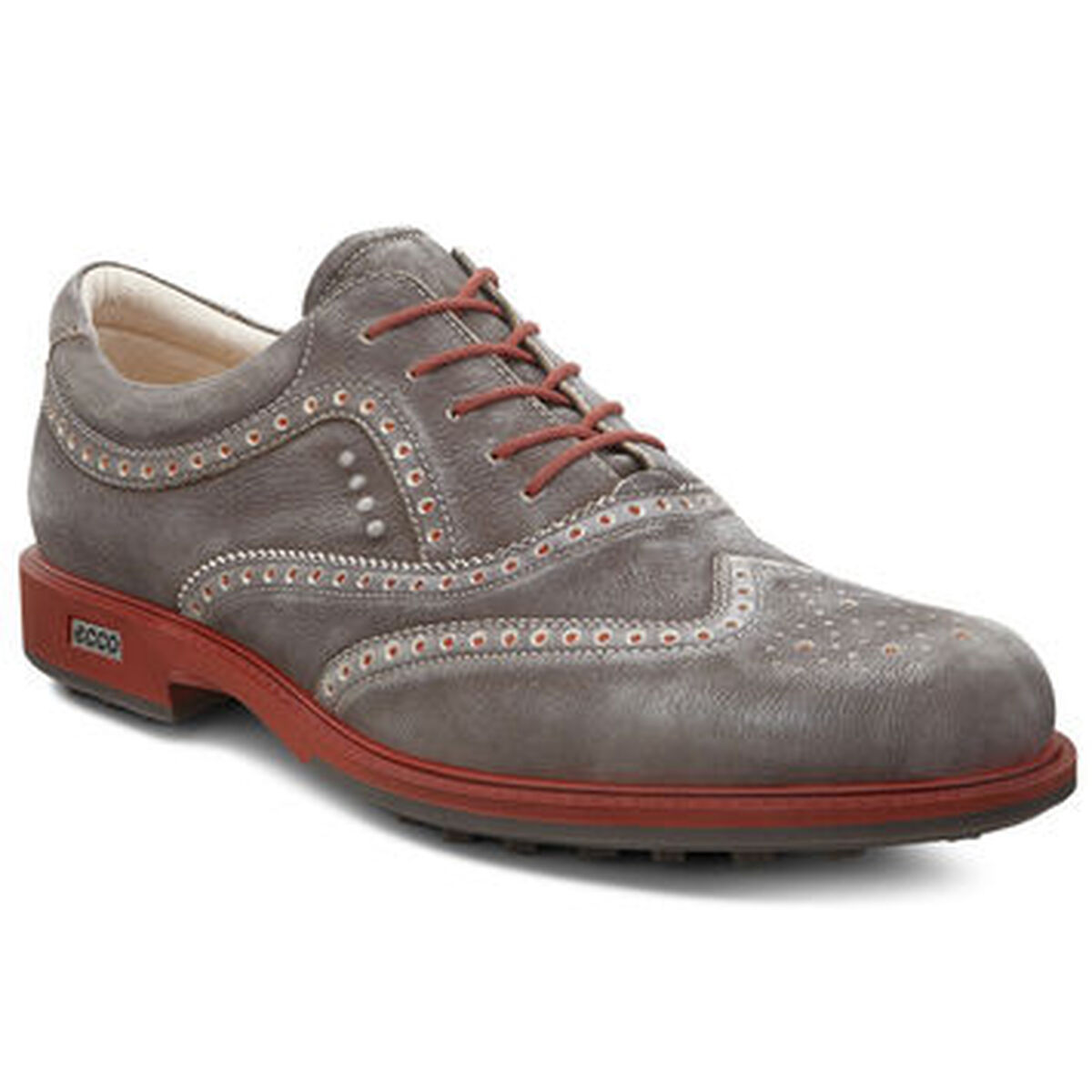 ECCO Tour Hybrid Wingtip Men's Golf Shoe Dark Clay PGA TOUR Superstore