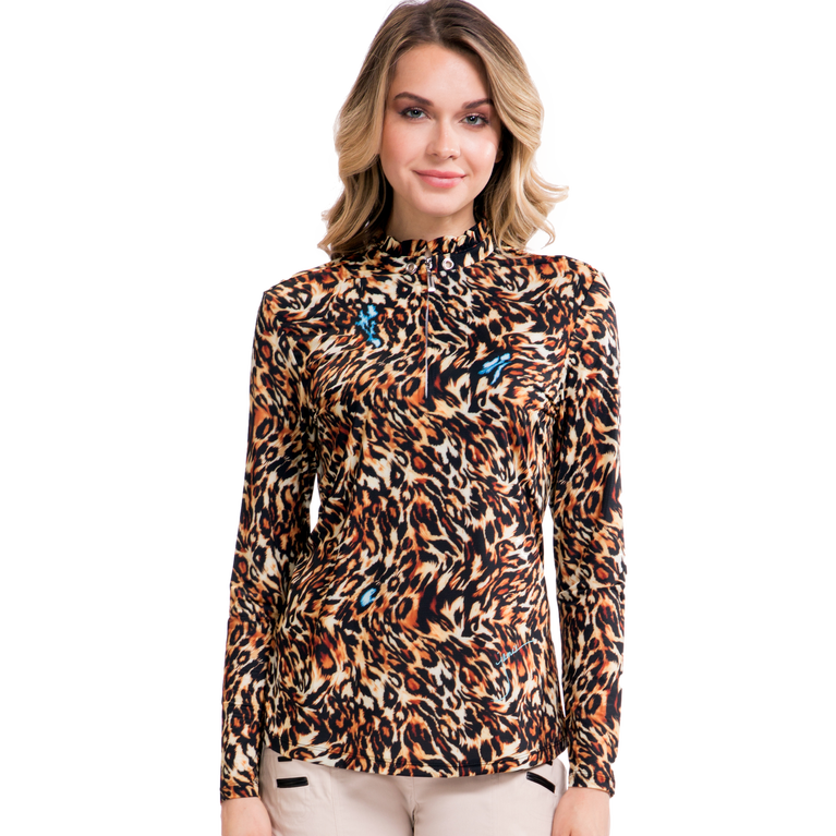 Jungle Sunsense Quarter Zip Pull Over