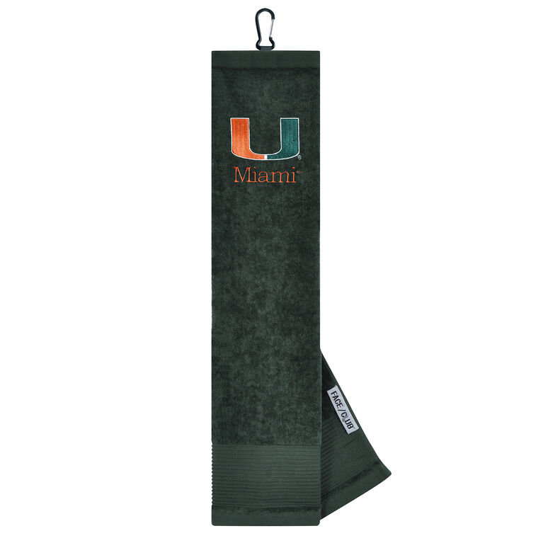 Team Effort Miami Hurricanes Tri-Fold Towel