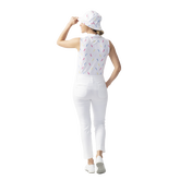 Alternate View 1 of Sublime Dream Collection: Camilia Golfer Print Sleeveless Polo
