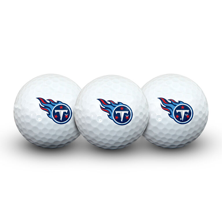 Team Effort Tennessee Titans Golf Ball 3 Pack