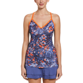 Floral Splatter Print Women&#39;s Tennis Tank Top
