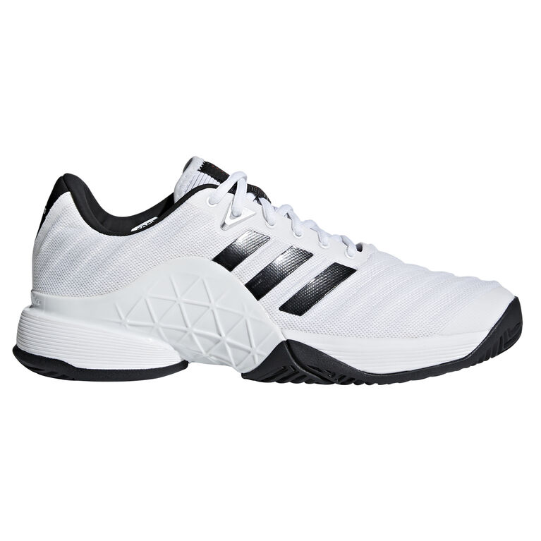 Adidas Men's Barricade Tennis Shoes, Size 11.5, Black/White/Blue