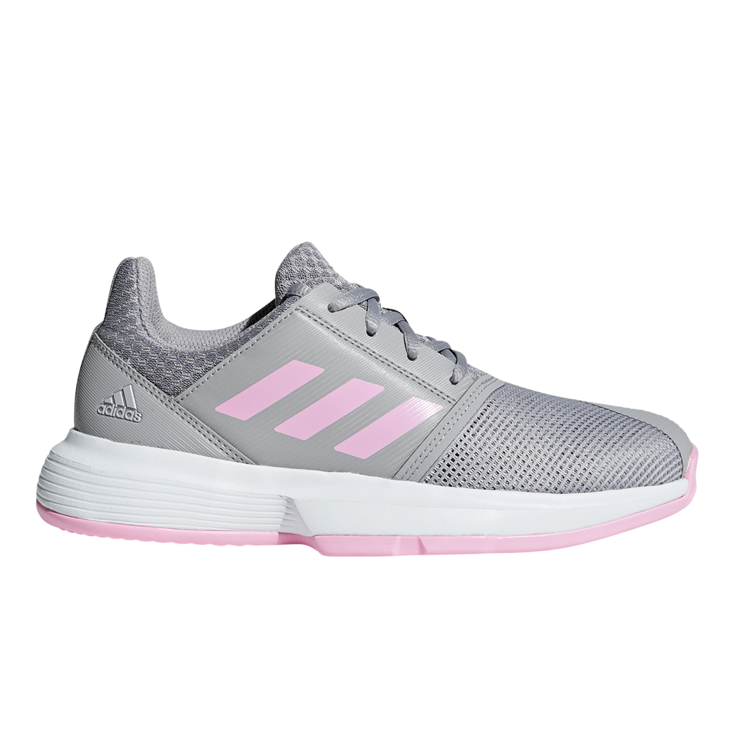 grey kids tennis shoes