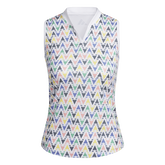 HEAT.RDY Geo Print Girls Sleeveless Polo Shirt