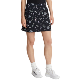 Racquet Print Aim Pleated  17&quot; Skort