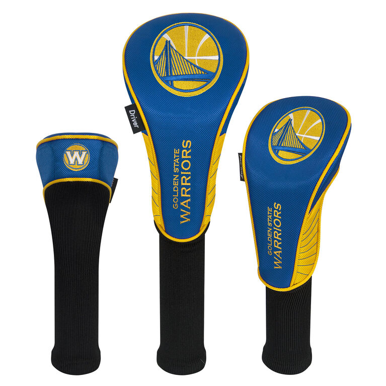 Team Effort Golden State Warriors Set of 3 Headcovers