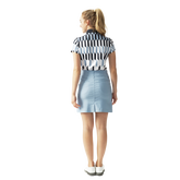 Alternate View 1 of Sportif Dot Collection: Magic Staple Blue 18&quot; Skort
