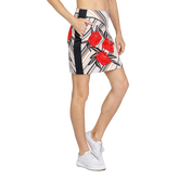 Alternate View 1 of Desert Blooms Collection: Angela Striped Pull-On 18&quot; Skort