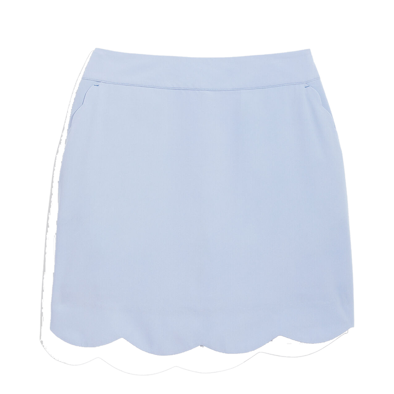 Solid Scallop 17&quot; Skort