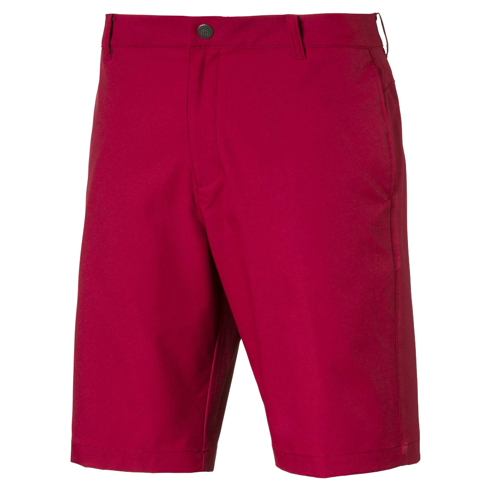 red puma golf shorts